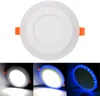 2016 Новые светодиодные RGB Downlights Уточнитые потолочные светильники 6W 9W 18W 24W LED вниз огни RGB + белые цвета AC 85-265V