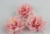 Teste di rosa peonia fiore di seta artificiale da 9 cm per capelli decorazione della festa nuziale artigianale floreale G6269959457