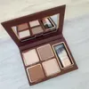 Cocoa Contour Kit Highlighters palette عارية ألوان مستحضرات التجميل الوجه ماكياج ماكياج العيون الشوكولاتة مع Contour Buki Brush8123371