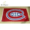 Canadenses de Montreal 3 pés x 5 pés (90 cm * 150 cm) Bandeira de poliéster