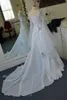 2017 Fashion Full Appliques Fiori A-Line Abiti da sposa con lacci in taffettà Plus Size Abiti da sposa per feste di matrimonio Vestido De Novia BW14