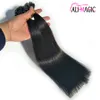 High Quality U Tip Human Hair Extensions U Tipped Hair Natural Color Straight Keratin Remy Brazilian Hair Ali Magic Factory Outlet