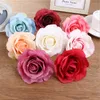 10pcs Artificial Roses Flower Silk Flower Head Multi Colors For Wedding Wall Wedding Bouquet Home Decoration Party Accessory Flores
