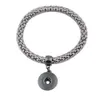 Moda nuovo fai da te Noosa Chunk 18mm braccialetto con bottoni in metallo fai da te zenzero bottone a pressione dichiarazione gioielli con bottone a pressione ciondoli per bracciale