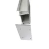 10 x 1m SETS / LOT WALL WASHER LED Strip Aluminium Profile och Alu Up Down Light Channel LED-profil för inbyggda vägglampor