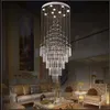 LED Pendant Light Art Design Living Room Dining Room Chandeliers Light K9 Crystal Fixtures AC110-240V Crystal Ceiling Lamps VALLKI245c