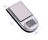Mini LCD Digital Pocket Leichter Typ Waage Schmuck Gold Diamant Elektronische Gramm Waage mit Hintergrundbeleuchtung 100g / 0,01 200g / 0,01 auf Lager 20 Stück