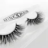 3D Mink wimpers natuurlijke valse wimpers extensies 100% met de hand gemaakt transparant boxpack