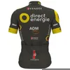 2024 Men Summer Direct Energie Black-Yellow Cycling Jersey Set Triathlon Mountain Bike Clothes Maillot Ciclismo Ropa Storlek XXS-6XL L11