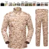 Jungle Hunting Woodland Shooting Gear Shirt Pants Set Battle Dress Uniform Tactical BDU Combat Clothing Camouflage US Uniform NO059819600