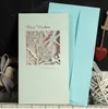 Tebrik Kartları Toptan-8Card + 8envelope / lot Karikatür Kart Teşekkürler Doğum Günü Çocuklar Günü Noel Yazı Kağıt Craft 8