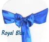 Satin Chair Sashes Red,Pink,Blue,Yellow,Purple Wedding Supplies Wedding Bridal Chair Covers Wedding Accessories 2017 New Arrival