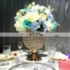 New! flower bowl top crystal candelabras,crystals table wedding centerpieces