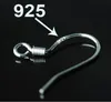 Heißer Verkauf 925 Sterling Silber Ohrringzubehör Fischdrahthaken Schmuck DIY Ohrdrahthaken Passende Ohrringe für die Schmuckherstellung in großen Mengen