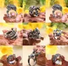 Free Shipping Mens Stainless Steel Popular New Style Selling Fashion Cool Gothic Punk Biker Finger Rings Jewelry Free Gift