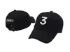 Zwarte kaki Populaire zanger Chance The Rapper 3 Chance Cap Black Letter Borduurwerk 3D Baseball Caps Hip Hop Streetwear Savage SnapB9365276