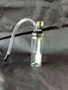 Pequeno mini bongs medusas vidro acessórios, vidro de água cachimbo Pipes Pipes coador de vidro Bongs Oil Burner água Oil Rigs Smoki