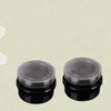 3ML Plastic Cosmetische Container Zwart Plastic Cream Jar Make-up Sample Jar Cosmetische Verpakking Fles F2017296