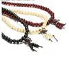 Nouveau 1 pièces chaud 108 bois de santal bouddhiste bouddha méditation 8mm perle de prière Mala Bracelet collier