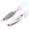 Hot Atificial Metal Spoon Fishing Baits 5g 10g 15g 20g Silver/Gold Spinnerbaits VIB Blades lure Spinner bait