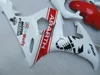 Kit carenatura personalizzato gratuito per Yamaha YZF R6 03 04 05 set carene bianco rosso YZF R6 2003 2004 2005 OT29