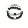 8mm Mens Balance Beads Natural Stone Yoga Strands Armbanden voor Dames Liefhebbers Paar Charms Mode Jewlery