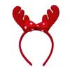 Christmas deer head hoop buckle light antler hairband cartoon children Christmas Snowman old wholesale headwear Led Rave Toy