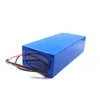 5 stks / partij DIY 72 Volt 1500W Li-ION AKKU 72V 10AH Lithium ION-batterij met BMS en oplader