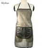 Light Weight Frosted Waterproof Hairdressing Apron PVC Material Salon Hairstylist Working Apron With Pocket Household Cape In Good Quality