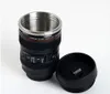 Yeni Kahve Lens Öykünme Kamera Kupa Bardak Olmadan Bira Bardağı Şarap Kupası Siyah Plastik CupCaniam Logo 480 ML termos