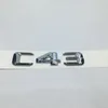 Bil bakre stam emblem märke krom bokstäver klistermärke för Mercedes Benz AMG C CLK CLS Class C43 C55 CL55 CLK55 CLS632655