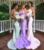 Alluring Backless Bridesmaids Dresses Sweetheart Neck Mermaid Beach Wedding Guest Dress Sweep Train 3D Appliques Maid Of Honor Gowns 326 326