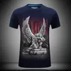 Delphin-Baumwoll-Hip-Hop-Designer-T-Shirts für Männer Kurzarm Sport 3d Hemd Männer Leopard Camouflage Marke T-Shirts Herren Designer Kleidung