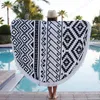 160cm grandes toalhas de praia coloridas com tassel bohemia natação toalha de banho carta impressão piquenique serviette indiano mandala praia tapeçaria