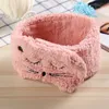 Make-up Face Wash Shower Headband Cat Soft Coral Velvet Style Hair Wrap for Women Girl 20pcs/lot