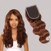 HUMAN WEFTS WITH CLOSUR BODY WAVE 8a Human hair bundle lace closure weaves closure blonde lace closure with bundles brazilian virgin hair