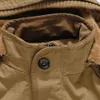 Partihandel - Manteau Homme 2016 Mode Hoody Trench Coat Men Vinter Jacka Fleece Hooded Mens Trench Coats Bomull Hot Selling Plus Storlek 6XL