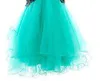 2017 Courtes Robes De Bal Vintage Menthe Vert Tulle Appliques Noir Dentelle Sweetheart Empire Occasion Spéciale Party Dress Robe De Retour