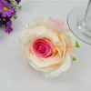 9Colors 9CM DIY Artificial Rose Flower Heads Silk Decorative Flower Supermarket Background DIY Road Led Wedding Wall Flower Bouqu9475247