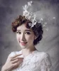 headpiece bridal headpiece para o casamento acessórios para o cabelo da menina de flor por atacado do casamento nupcial acessórios para o cabelo wedding véus de linho flores