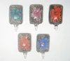10 stks / partij Multicolor Murano Lampwork Glas Hangers Voor DIY Mode Craft Sieraden Gift Ketting Hanger PG16