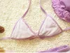 Dziewczyny z odzieży kąpielowej Trzy kawałki dziecięce kostium kąpielowy z falbaną syreną dla dzieci Bikini Baby Girl Małe garnitury 5734499