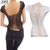 Großhandels- 2016 Sexy Back Shirt Frauen Hot O-Neck Solid Weste Top Ausschnitt BH Frauen Bustier Korsett Shirt Frauen Plus Größe #09