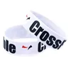 50PCS CrossFit Grenoble 1 Inch Wide Sport Silicone Rubber Bracelet no Gender Jewelry for Promotion Gift