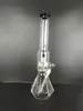 New pattern High 40 cm, base: 11 cm, 18 mm joint glass bong glass water pipe,black