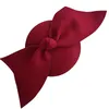 Ladies Fancy Wool Felt Disc Big Bowknot Fascinator Church Dress Cocktail Party Solid Color Hat A194