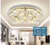 Chandeliers Free Shipping Art decration D50cm 90265V Modern Hot Sale Floral Style Design LED Crystal Ceiling Lamp Luster LED Crystal Lights