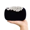 2017 4 colori moda cristallo diamante borsa borsa da sera borsa elegante frizione pavone vendita calda spedizione gratuita