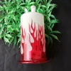 Flame sprayed water bottle ,Wholesale Bongs Oil Burner Glass Pipes Water Pipes Glass Pipe Oil Rigs Smoking Free Shipping