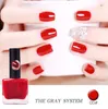 Partihandel röd och grå serie stämpling nagellack långvarig snabbt torr nagellack söt 20 färger stämpel emalj måla 14ml gratis shippi